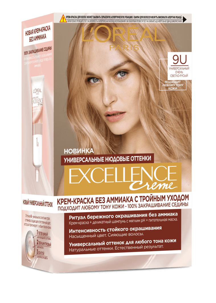 Excellence Universal Nudes Фарба для волосся Стійка крем-фарба для ...